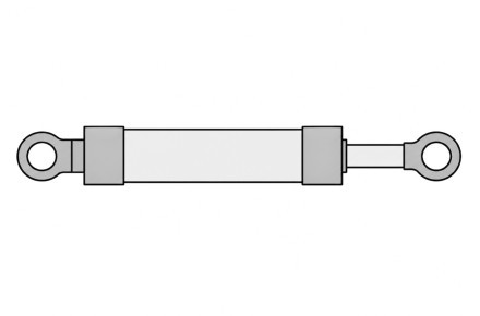 Гидроцилиндр рабочего органа ЦГ-100.50х500.22