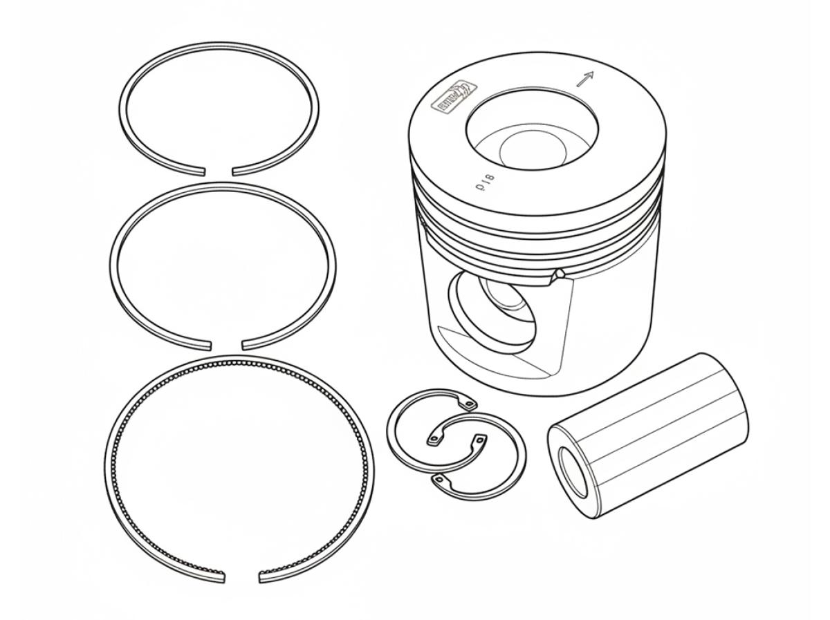 Болт форсунки охлаждения поршня Perkins 2314F001 (ориинал)